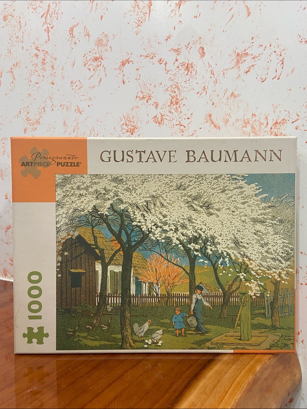 Pomegranate Gustave Baumann Plum & Peach - 1000 Piece Puzzle